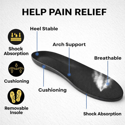 Men's Orthopedic Athletic Sneakers with Supportive Sole