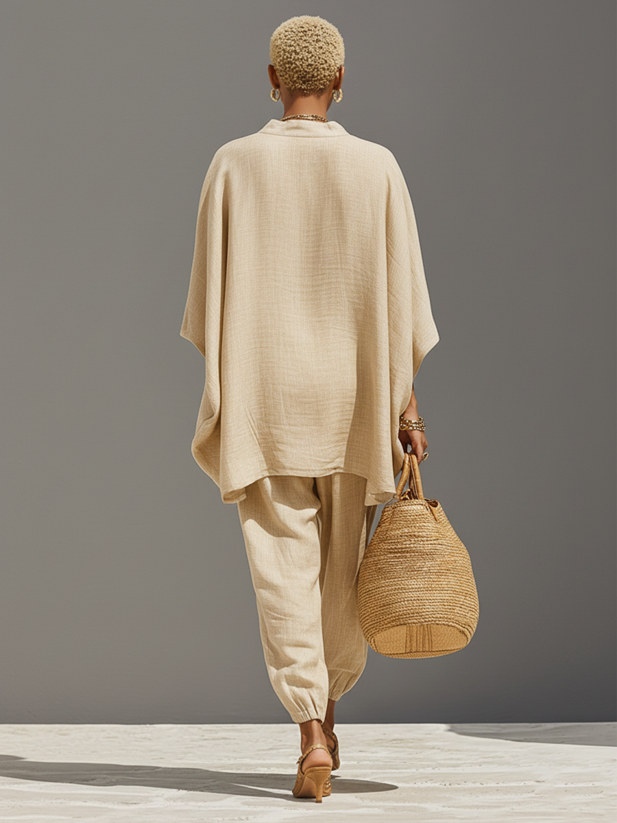 Isla Textured Asymmetric Matching Set