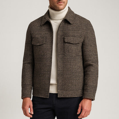 Mason Plaid Short Coat - Marcus Rhode