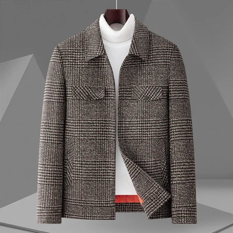 Mason Plaid Short Coat - Marcus Rhode
