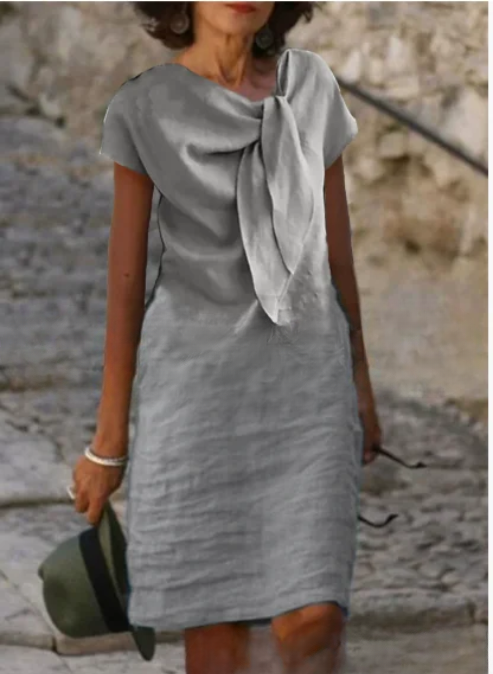 Bianca Linen Blend Mini Dress