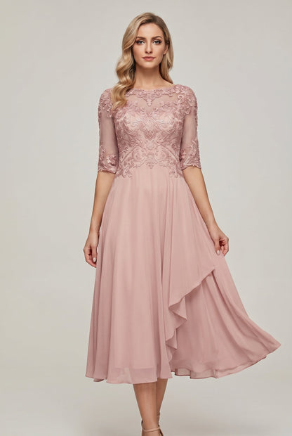 Mila High-Waist Midi Dress