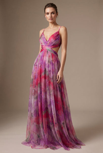 Dahlia Floral Summer Maxi Dress