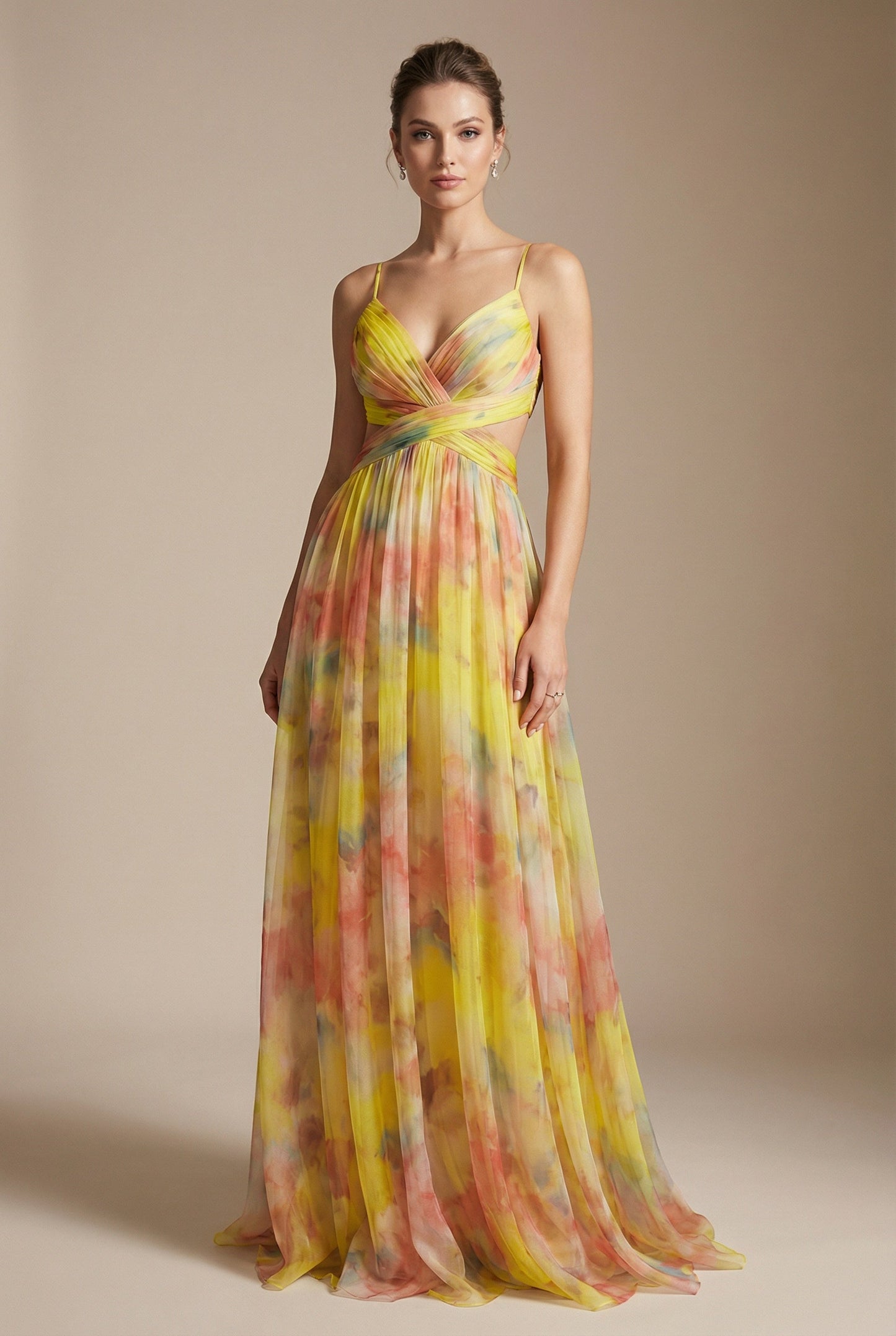 Dahlia Floral Summer Maxi Dress