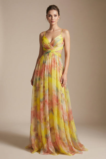 Dahlia Floral Summer Maxi Dress