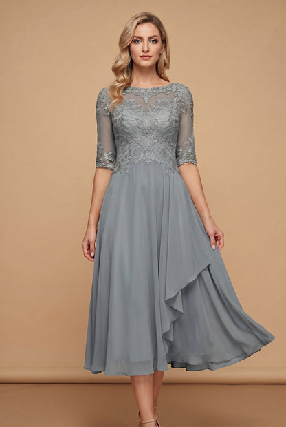 Mila High-Waist Midi Dress