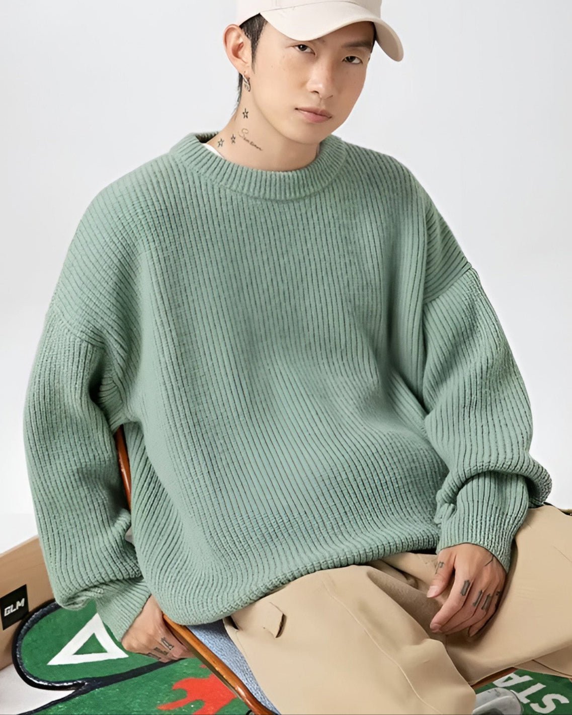 Oversized Knitted Pullover - Marcus Rhode